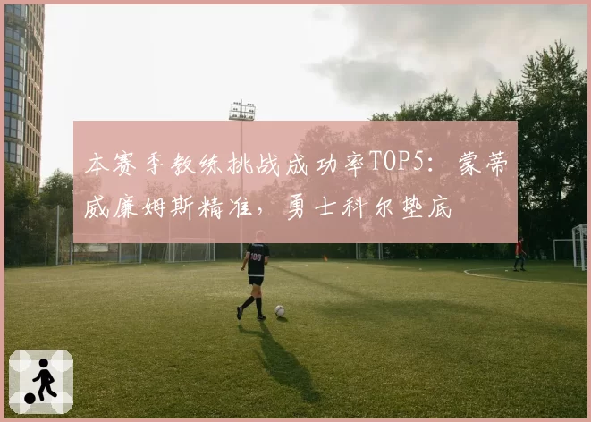 本赛季教练挑战成功率TOP5：蒙蒂威廉姆斯精准，勇士科尔垫底
