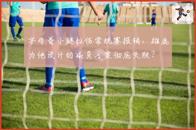 字母哥小腿拉伤常规赛报销，雄鹿为他设计的减负方案彻底失败？